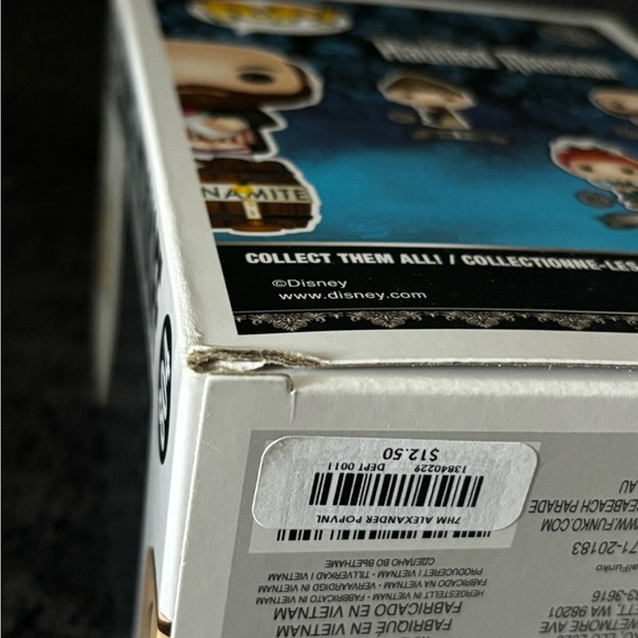 NIB Funko Pop Haunted Mansion "Alexander Nitrokoff" #804 **Chase Edition** - Picture 8 of 8